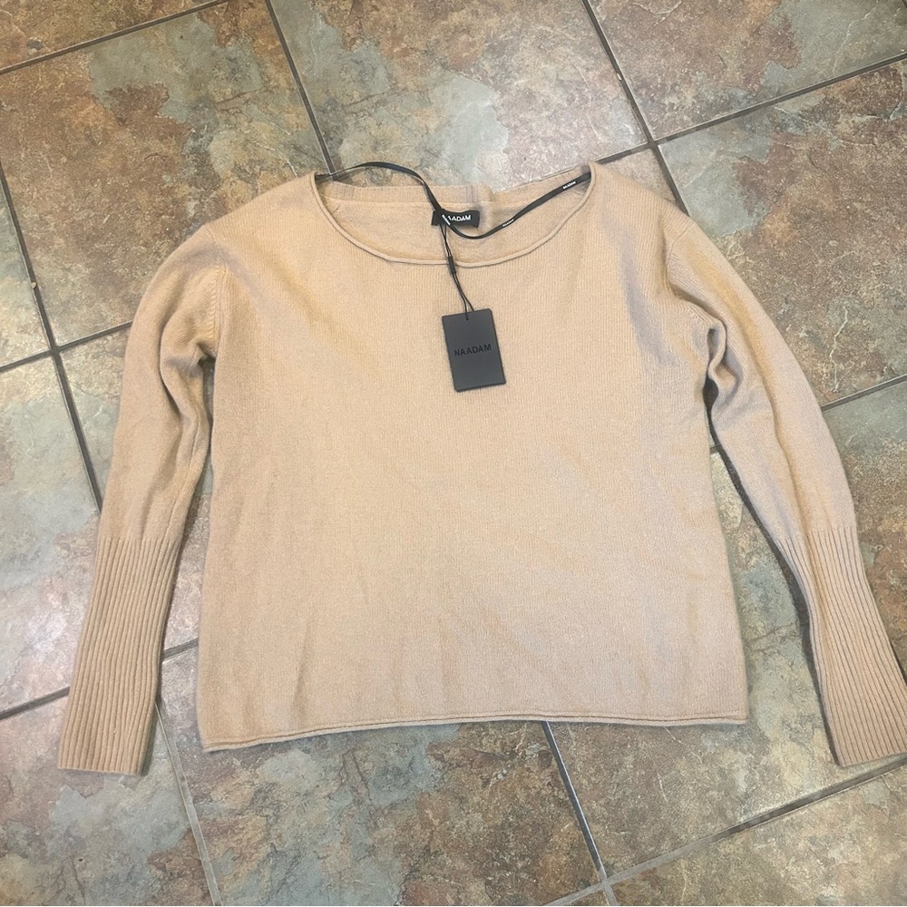 NAADAM Cashmere Boat Neck  Sweater Quiet Luxury Coquette Girl Fall